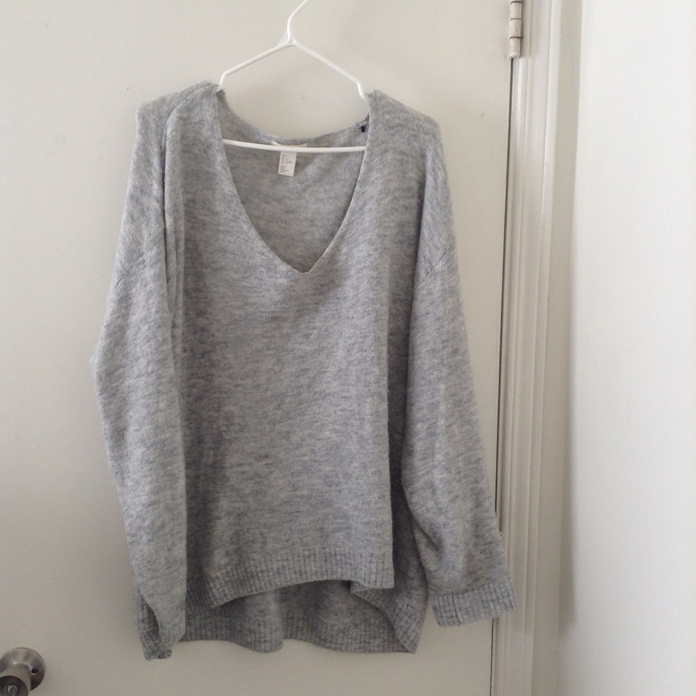 HM Gray Knit Sweater